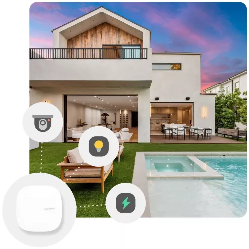 Aeotec Smart Home Hub 2, SmartThings platform hub, Ethernet, Wi-Fi, Zigbee, Thread, Bluetooth, Matter