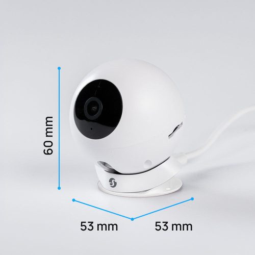 Shelly Camera – kamera, beltéri, AI tárgy felismeréssel, 1080P,  Bluetooth, Wi-Fi, fehér (S1CM-0DXW00)
