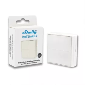   Shelly BLU Wall Switch 4 - fali nyomógomb, keret nélküli verzió