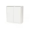 Shelly BLU Wall Switch 4 - fali nyomógomb, keret nélküli verzió