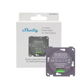   Shelly 2-Output Power Base for Wall Display –  X1i, X2i hálózati tápegység, 2 relé kimenettel 