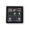 Shelly Wall Display – villanykapcsoló, vezérlőpanel, Wi-Fi+Bluetooth, fekete + Shely BLU H&T hőmérő és pára érzékelő