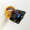 Shelly Wall Display – villanykapcsoló, vezérlőpanel, Wi-Fi+Bluetooth, fekete + Shely BLU H&T hőmérő és pára érzékelő