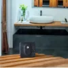 Shelly Wall Display – villanykapcsoló, vezérlőpanel, Wi-Fi+Bluetooth, fekete + Shely BLU H&T hőmérő és pára érzékelő