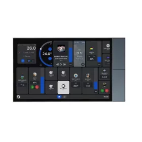   Shelly Wall Display XL Silver — 10,1″-es fali vezérlőpanel és villanykapcsoló, Wi-Fi, Bluetooth, szürke