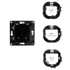 Shelly Wall Switch fali villanykapcsoló, 2 gombos fekete