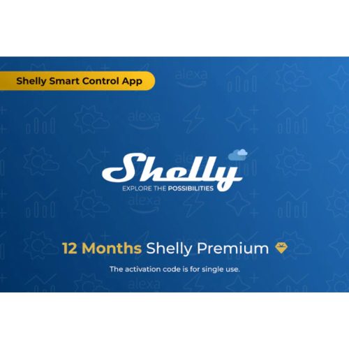 Shelly App Premium Subscription Voucher 12 months – Shelly App 12 hónapos prémium előfizetés