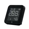 Shelly BLU H&T Display ZB – Hőmérséklet, pára és fény szenzor, e-papír kijelzővel,  Zigbee, Bluetooth, fekete