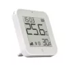Shelly BLU H&T Display ZB – Hőmérséklet, pára és fény szenzor, e-papír kijelzővel,  Zigbee, Bluetooth, fehér