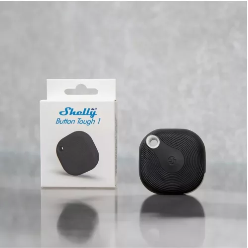 Shelly BLU Button TOUGH 1 ZB – Bluetooth, Zigbee  távirányító, fekete