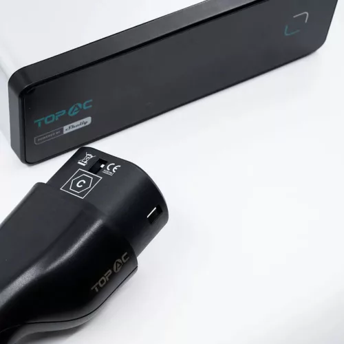 Shelly TopAC Portable EV charger 11kW EVE01-11R  – hordozható elektromos autó töltő, Wi-Fi, Bluetooth
