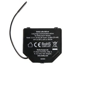   Shelly LoRa Add-on nagy hatótávolságú kommunikációs bővítőmodul (1 db)