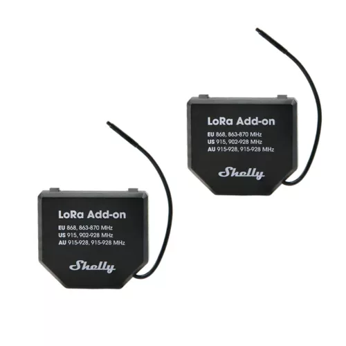 Shelly LoRa Add-on nagy hatótávolságú kommunikációs bővítőmodul (2 db)