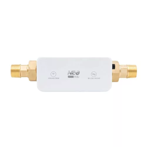 Shelly Neo Smart Water Valve NAS-WV02W – okos vízelzáró szelep, átfolyás-, nyomás- és hőmérsékletméréssel, DN25, Wi-Fi, Bluetooth 