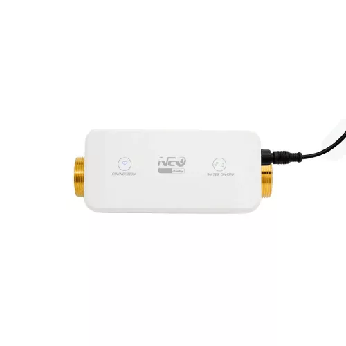 Shelly Neo Smart Water Valve NAS-WV02W – okos vízelzáró szelep, átfolyás-, nyomás- és hőmérsékletméréssel, DN25, Wi-Fi, Bluetooth 