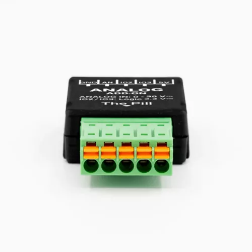 Shelly Analog 0-30 V Add-on  – Kiegészítő csatlakozó a The Pill by Shelly többcélú bemeneti modulhoz