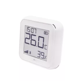   Shelly PLUS H&T GEN3 WiFi + Bluetooth páratartalom és hőmérséklet szenzor, e-papír kijelzővel (fehér)