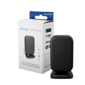   Shelly Presence Gen4 – mmWave jelenlét és fény szenzor, Zigbee, Wi-Fi, Bluetooth, Matter, fekete