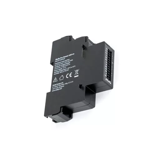 Shelly Pro Sensor Add-on – szenzor adapter Shelly Pro relékhez, érzékelők csatlakoztatásához