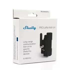   Shelly Pro LoRa Add-on – nagy hatótávolságú kommunikációs bővítő modul, Shelly PRO moddulokhoz