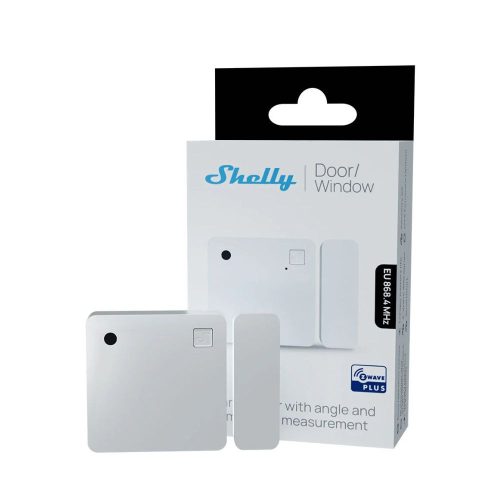 Shelly Wave Door/Window EU LR –  ajtó/ablak nyitás és fényérzékelő, Z-Wave, fehér 