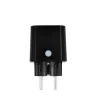 Shelly Plug M Gen3 – Wi-Fi + Bluetooth, Matter kompatibilis, fogyasztásmérős okoskonnektor, fekete