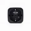 Shelly Plug M Gen3 – Wi-Fi + Bluetooth, Matter kompatibilis, fogyasztásmérős okoskonnektor, fekete
