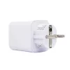 Shelly Plug M Gen3 – Wi-Fi + Bluetooth, Matter kompatibilis, fogyasztásmérős okoskonnektor, fehér