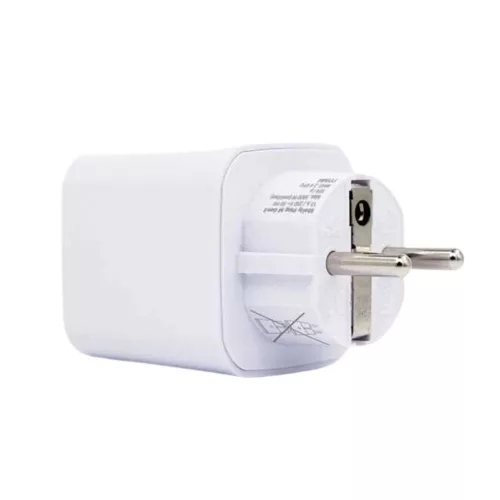 Shelly Plug M Gen3 – Wi-Fi + Bluetooth, Matter kompatibilis, fogyasztásmérős okoskonnektor, fehér