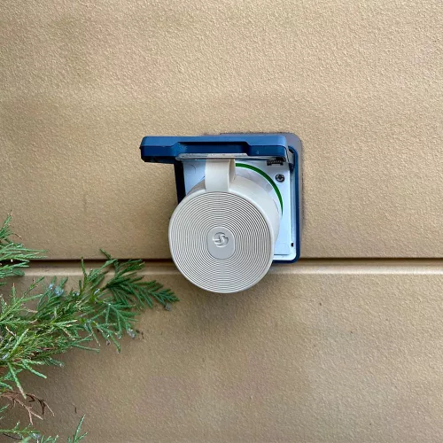 Shelly Outdoor Plug S Gen3, Wi-Fi + Bluetooth, Matter kompatibilis kültéri okoskonnektor