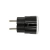 Shelly Plug S (Gen3) Wi-Fi + Bluetooth, Matter kompatibilis, fogyasztásmérős okoskonnektor, fekete