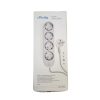 Shelly Power Strip 4 Gen4, okos elosztó négy aljzattal, fehér, fogyasztásmérős, Wi-Fi, Zigbee, Matter
