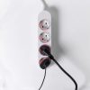 Shelly Power Strip 4 Gen4, okos elosztó négy aljzattal, fehér, fogyasztásmérős, Wi-Fi, Zigbee, Matter