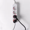 Shelly Power Strip 4 Gen4 –  okos konnektor elosztó négy aljzattal, fogyasztásmérős, Wi-Fi, Zigbee, Matter, fehér 