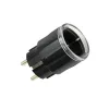 Shelly Wave Plug S – fogyasztásmérős okoskonnektor, Z-Wave LR, fekete
