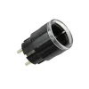 Shelly Wave Plug S – fogyasztásmérős okoskonnektor, Z-Wave LR, fekete