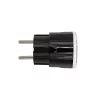 Shelly Wave Plug S – fogyasztásmérős okoskonnektor, Z-Wave LR, fekete