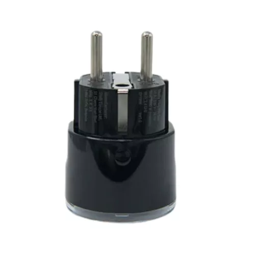 Shelly Wave Plug S – fogyasztásmérős okoskonnektor, Z-Wave LR, fekete