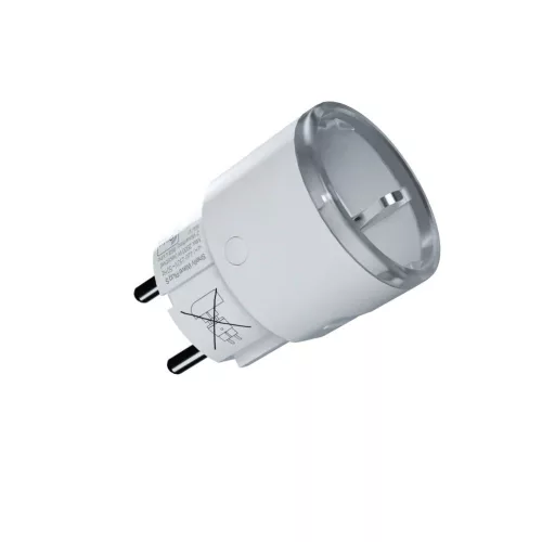 Shelly Wave Plug S, fogyasztásmérős okoskonnektor, Z-Wave, fehér