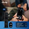 Shelly LOQED érintős okos Wi-Fi + Bluetooth zár, fekete
