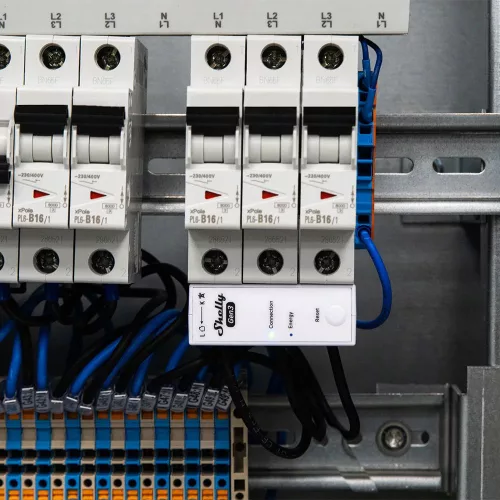 Shelly 3EM-63T Gen3 okos Wi-Fi-s, kismegszakítóra szerelhető három fázisú fogyasztásmérő