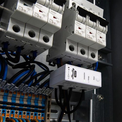 Shelly 3EM-63W Gen3 okos Wi-Fi-s, kismegszakítóra szerelhető, három fázisú fogyasztásmérő