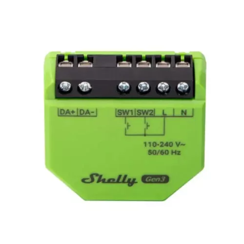 Shelly DALI Dimmer Gen3, professzionális DALI világításvezérlő modul