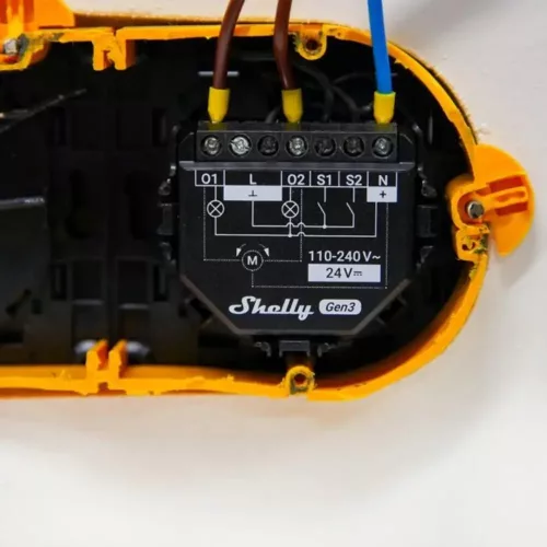 Shelly 2PM Gen3 – két áramkörös relé, fogyasztásmérés, redőnyvezérlés, Wi-Fi,  Bluetooth, Matter (X4)