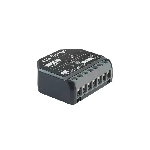 Shelly 2PM Gen4 WiFi + Bluetooth / Zigbee két áramkörös okosrelé, áramfogyasztás-méréssel, redőnyvezérléssel