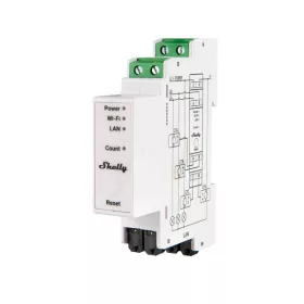   Shelly PRO 3EM RC 2000A három fázisú, nagy teljesítményű professzionális Wi-Fi + Ethernet fogyasztásmérő, 3x2000A Rogowski-tekercsekkel