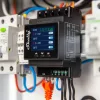 Shelly Pro 4PM négy áramkörös WiFi + Ethernet + Bluetooth okosrelé, kapcsolóbemenettel, DIN-sínre szerelhető