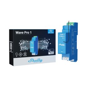   Shelly Qubino Wave PRO 1 egy áramkörös, DIN-sínre illeszthető okosrelé, Z-Wave protokoll kompatibilis