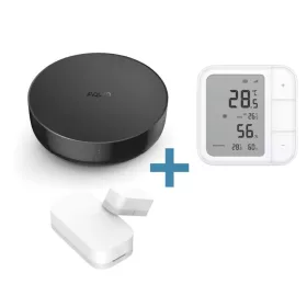   Aqara légkondícionáló vezérlő okos szett (Aqara M200 hub + W100 fali szenzor és vezérlő + ablak nyitásszenzor)