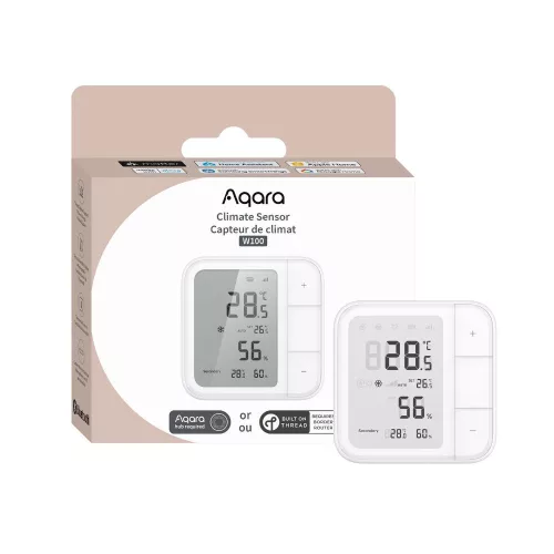 Aqara légkondícionáló vezérlő okos szett (Aqara M200 hub + W100 fali szenzor és vezérlő + ablak nyitásszenzor)